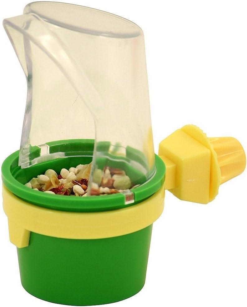 imageJW Pet Bird Cage Clean Cup Feeder ampamp Water Cup Bird Accessory Small Assorted ColorsMedium