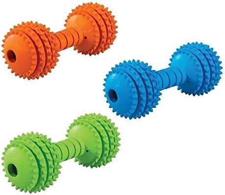 imageJW Pet Chompion Heavyweight Dog Chew Toy for Large Breeds Assorted ColorsLarge 5 x 325 x 9