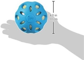 imageJW Pet Crackle Heads Crackle Ball Crunchy Noise Chew Fetch Toy for Dogs Assorted Colors Large 4 DiameterLarge