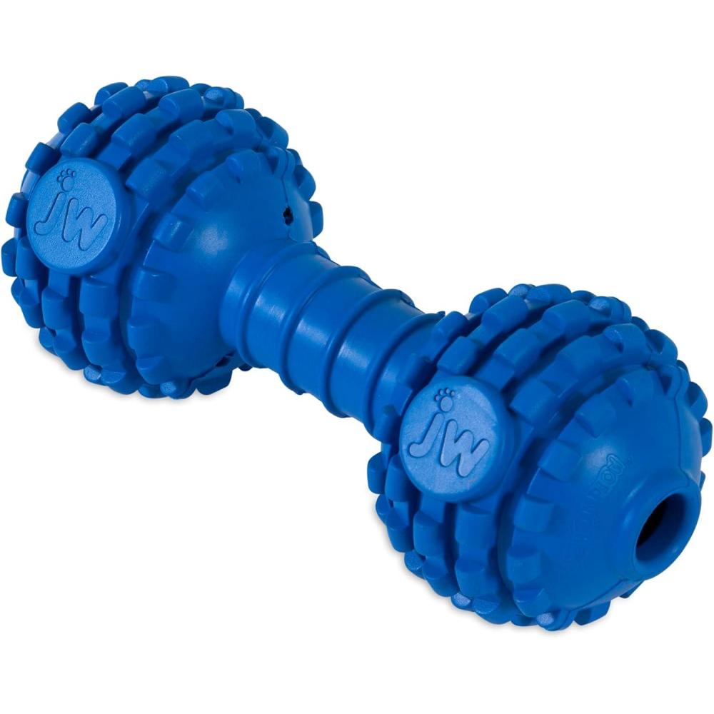 imageJW Pet Chompion Heavyweight Dog Chew Toy for Large Breeds Assorted ColorsLarge 5 x 325 x 9