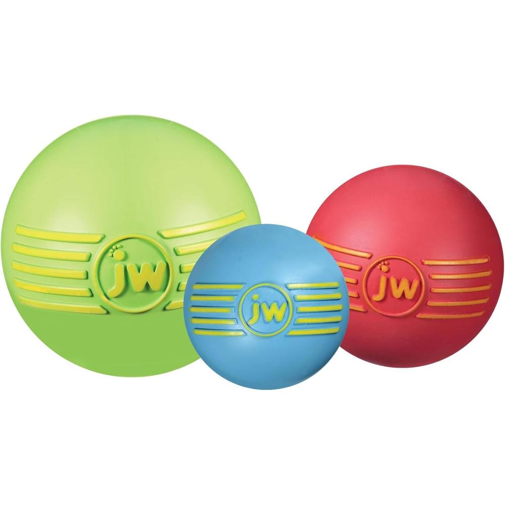 imageJW Pet Dog iSqueak Ball Dog Toy Large Assorted ColorsOne Size