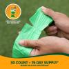 imageArm ampamp Hammer Dog Poop Bag Dispenser With 30 Count Dog Poop Bags With Activated Baking Soda 9 x 14 Inches BlackWhite