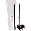 imageArm ampamp Hammer Dog Pooper Scooper Swivel Bin ampamp Rake Poop Scoop for Dogs Black 2 Heavy Duty Scented Waste Bags IncludedSwivel and Rake Scooper