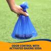 imageArm ampamp Hammer EasyTear Disposable Dog And Cat Waste Bags With Activated Baking Soda 180 Dog Poop Bags 9 x 14 InchesAssorted