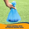 imageArm ampamp Hammer EasyTear Disposable Dog And Cat Waste Bags With Activated Baking Soda 180 Dog Poop Bags 9 x 14 InchesBlue