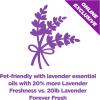 imageArm ampamp Hammer Forever Fresh Clumping Cat Litter Lavender MultiCat 18lb With 20 More Lavender Freshness Pet Friendly With Essential OilsLavender
