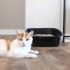 imageArm ampamp Hammer Rimmed Cat Litter Box with High Sides and Microban Made in USABlack