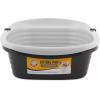 imageArm ampamp Hammer Rimmed Cat Litter Box with High Sides and Microban Made in USABlack