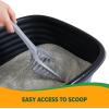 imageArm ampamp Hammer Rimmed Cat Litter Box with High Sides and Microban Made in USABlack
