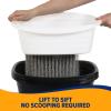 imageArm ampamp Hammer Rimmed Cat Litter Box with High Sides and Microban Made in USABlack