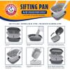 imageArm ampamp Hammer Rimmed Cat Litter Box with High Sides and Microban Made in USABlack