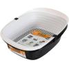 imageArm ampamp Hammer Rimmed Cat Litter Box with High Sides and Microban Made in USABlack