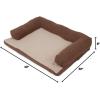 imageAspen Pet Bolster Orthopedic Pet Bed One Size 40 x 30 Inches Made in USA