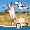 imageChuckit Flying Squirrel Fetch Dog Toy  Water Floating Flyer  Soft and Durable Polyester Canvas Construction  For Medium Dogs  Size Medium  95inch Diameter  Pack of 1  Orange and BlueMedium