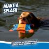 imageChuckit Flying Squirrel Fetch Dog Toy  Water Floating Flyer  Soft and Durable Polyester Canvas Construction  For Medium Dogs  Size Medium  95inch Diameter  Pack of 1  Orange and BlueSmall