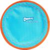 imageChuckit Max Glow Paraflight Flying Disc Dog Toy  Water Floating Flyer  Durable Nylon Construction with Soft Rubber Edges  For Medium and Large Dogs  Size Large  975quot L x 975quot W  Pack of 1BlueOrange
