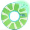 imageChuckit Max Glow Zipflight Flying Disc Dog Toy  Water Floating Flyer for Beach and Pool  Durable Polyester Construction  For Medium and Large Dogs  Size Medium  85 L x 85 W  Pack of 1Green and Cyan