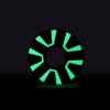imageChuckit Max Glow Zipflight Flying Disc Dog Toy  Water Floating Flyer for Beach and Pool  Durable Polyester Construction  For Medium and Large Dogs  Size Medium  85 L x 85 W  Pack of 1Green and Cyan