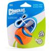 imageChuckit Ultra Duo Tug Dog Toy  Two Ultra Balls on a Durable Nylon Cord Handle  Fetch and TugofWar Toy for Dogs  Size Medium  For Breeds 2060 lbs  25inch Diameter  Orange and BlueSmall
