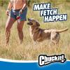 imageChuckit Ultra Duo Tug Dog Toy  Two Ultra Balls on a Durable Nylon Cord Handle  Fetch and TugofWar Toy for Dogs  Size Medium  For Breeds 2060 lbs  25inch Diameter  Orange and BlueMedium