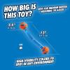 imageChuckit Ultra Duo Tug Dog Toy  Two Ultra Balls on a Durable Nylon Cord Handle  Fetch and TugofWar Toy for Dogs  Size Medium  For Breeds 2060 lbs  25inch Diameter  Orange and BlueMedium