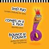 imageDoskocil Bamboo Pet CAM650037 2Pack Fat Cat Springy Worms Catnip Toy