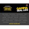 imageGAMMA2 Gamma Seal Lid  Pet Food Storage Container Lids  Fits 35 5 6 ampamp 7 Gallon Buckets Black Made in USARed