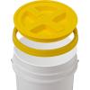 imageGAMMA2 Gamma Seal Lid  Pet Food Storage Container Lids  Fits 35 5 6 ampamp 7 Gallon Buckets Black Made in USAYellow