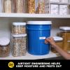 imageGamma2 Gamma Seal Lid 3pk Combo for Utility Buckets  Fits 35 5 6 ampamp 7 gallon buckets Red White ampamp Blue Made in USA