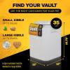 imageGamma2 Vittles Vault Pet Food Storage Containers  Sealed Dog and Cat Food Storage Container Fits up to 35lbs Made in the USA  12quotL x 1675quotHPet Food Storage Container