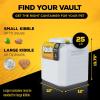 imageGamma2 Vittles Vault Pet Food Storage Containers  Sealed Dog and Cat Food Storage Container Fits up to 35lbs Made in the USA  12quotL x 1675quotHPet Food Storage Container