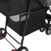 imageGen7 Pet Starry Night Gray Regal Plus Pet Stroller One Size G2320SNLight Gray