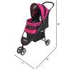 imageGen7 Pet Starry Night Gray Regal Plus Pet Stroller One Size G2320SNPink