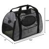 imageGen7Pets Carry Me Pet Carrier for Dogs and Cats  Easy Portability Water Bottle Pouch Zippered Pocket and Fits Under Most Airline Seats