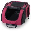 imageGen7Pets Dog Carrier  Large Black Roller Bag Pet CarrierRed