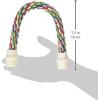imageJW Pet Comfy Perch For Birds Flexible Multicolor Rope Small  14quot LengthMedium