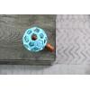imageJW Pet Holee Roller Dog Toy Puzzle Ball Natural Rubber Medium 45 Inch Diameter Colors May VaryBlue