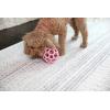 imageJW Pet Holee Roller Dog Toy Puzzle Ball Natural Rubber Medium 45 Inch Diameter Colors May VaryPink