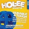 imageJW Pet Holee Roller Dog Toy Puzzle Ball Natural Rubber Medium 45 Inch Diameter Colors May VaryVary