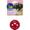 imageJW Pet Holee Roller Dog Toy Puzzle Ball Natural Rubber Mini 175 Inch Diameter Colors May VaryAssorted