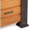 imagePRECISION PET PRODUCTS Extreme Outback Log Cabin Dog House Large Natural Wood 7027013WalnutDark Brown
