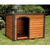 imagePRECISION PET PRODUCTS Extreme Outback Log Cabin Dog House Large Natural Wood 7027013WalnutDark Brown