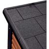 imagePRECISION PET PRODUCTS Extreme Outback Log Cabin Dog House Large Natural Wood 7027013WalnutDark Brown