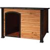 imagePRECISION PET PRODUCTS Extreme Outback Log Cabin Dog House Large Natural Wood 7027013WalnutDark Brown
