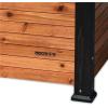 imagePRECISION PET PRODUCTS Extreme Outback Log Cabin Dog House Large Natural Wood 7027013WalnutDark Brown