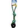 imagePet Qwerks XTire Ball Dog Toys  Jingle Interactive Chew Toy  SmallTugToss