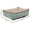 imagePetmate 24 X 20 Jacquard Rectangle Lounger Colors May Vary