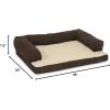 imagePetmate Aspen Pet Bolster Ortho Pet Bed 35 x 25 Assorted BlueBrown