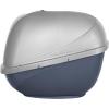 imagePetmate Basic Hooded Cat Litter Pan Made in USA 188quotL x 152quotW x 14quotHBlue  Silver