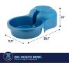 imagePetmate Big Blue Outdoor Water Bowl 5 Gallons Water Jug Not Included Made in USA